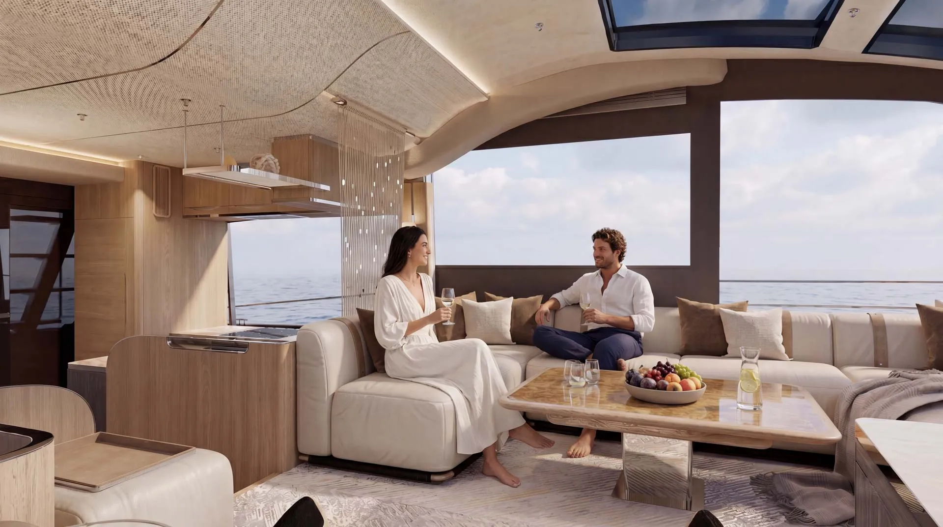 Galeon 700 SKY luxury salon