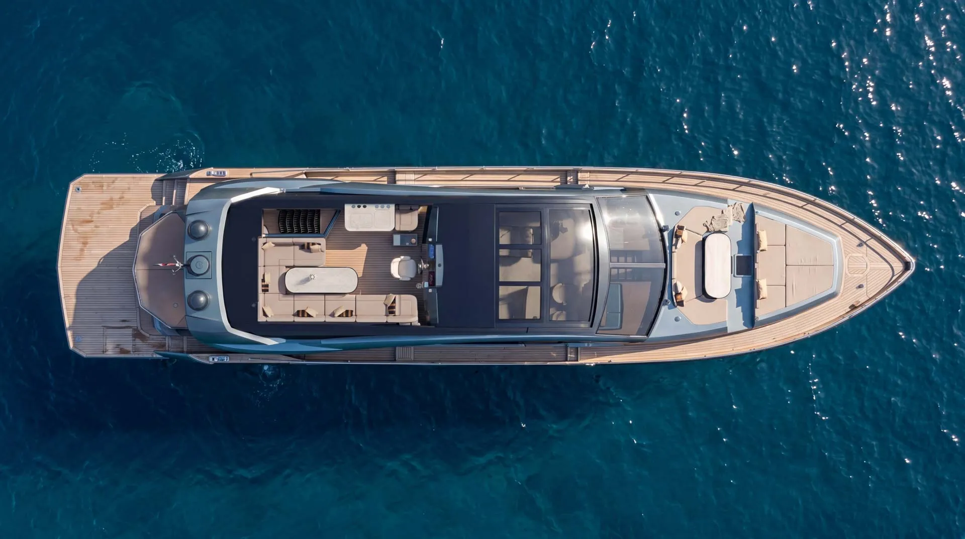 Galeon 700 SKY top view